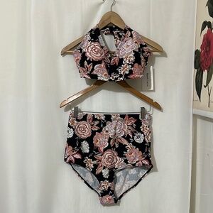 NWT Meet Curve 2 Piece High Waist Swimsuit